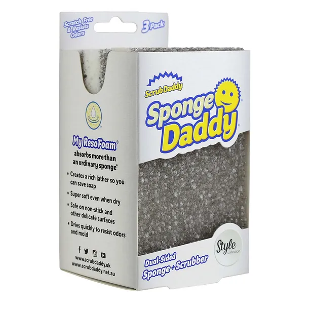 scrub-daddy-sponge-daddy-style-3pack-collection-trzypak-szare-stan-nowy
