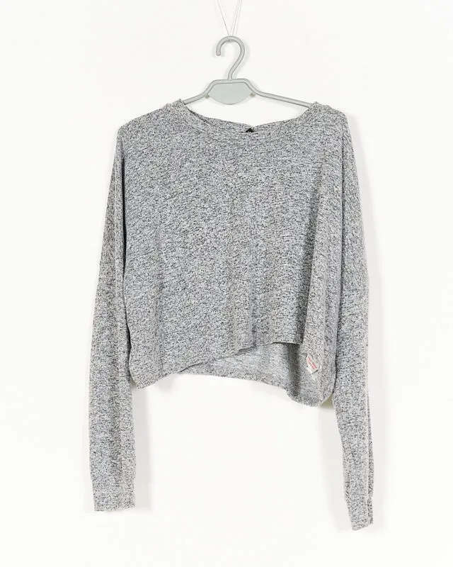 sweter-damski-szary-basic-nastygalr-42-stan-nowy