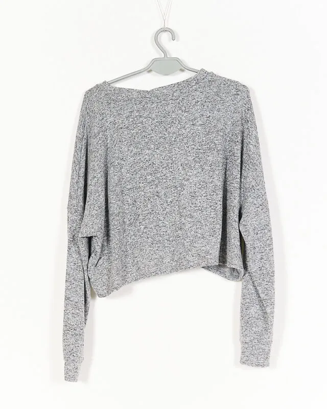 sweter-damski-szary-basic-nastygalr-42-stan-nowy