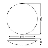 plafon-duna-2-x-60-w-e27-chrom-stan-nowy