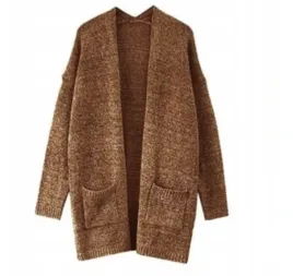sweter-damski-kardigan-brazowy