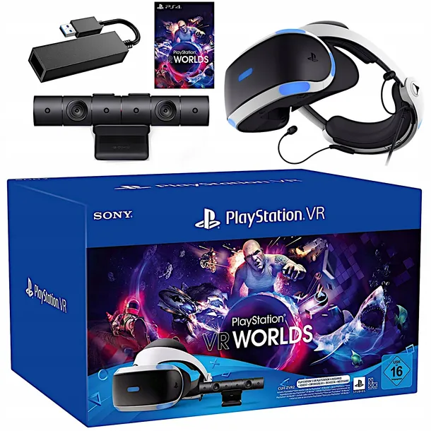 SONY PLAYSTATION VR PS4 V2 GRY KAMERA +ADAPTER PS5 – 130477862