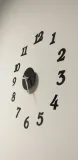 zegar-scienny-czarny-12-godzin-stan-nowy