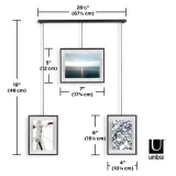 zestaw-3-ramek-exhibit-czarny-stan-nowy