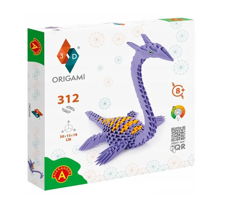 alexander-origami-3d-plezjozaur-stan-nowy