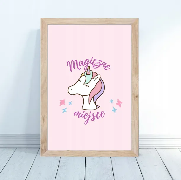 plakat-magiczne-miejsce-rama-30x40cm-stan-nowy