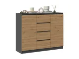 komoda-2d4s-antracyt-dab-artisan-stan-nowy