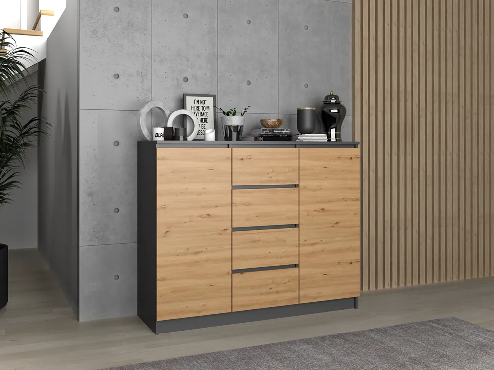 komoda-2d4s-antracyt-dab-artisan-stan-nowy