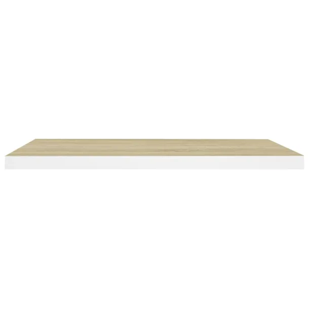 polka-scienna-debowo-biala-80x235x38-cm-mdf-stan-nowy-kolor-mebla-bialy