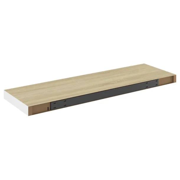 polka-scienna-debowo-biala-80x235x38-cm-mdf-stan-nowy