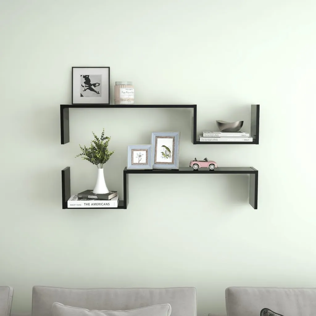 polki-scienne-2-szt-czarne-100x15x20-cm
