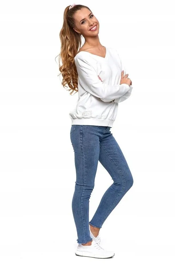 moraj-bluza-damska-dekolt-v-l-stan-nowy