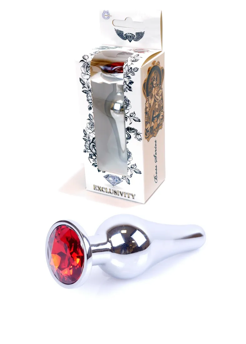 plug-jewellery-silver-butt-plug-red