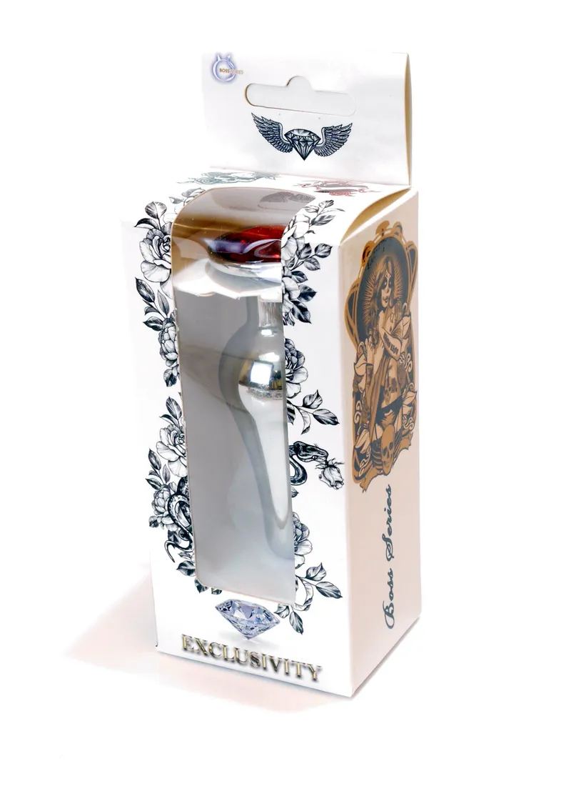 plug-jewellery-silver-butt-plug-red
