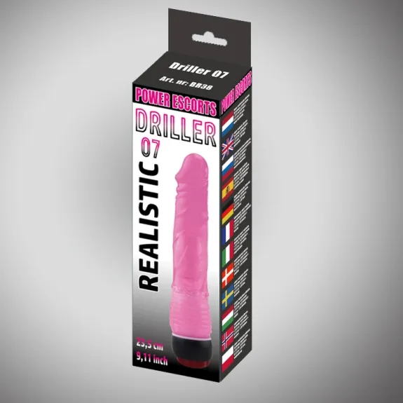 driller-07-pink-215-cm-realistic-vibrating