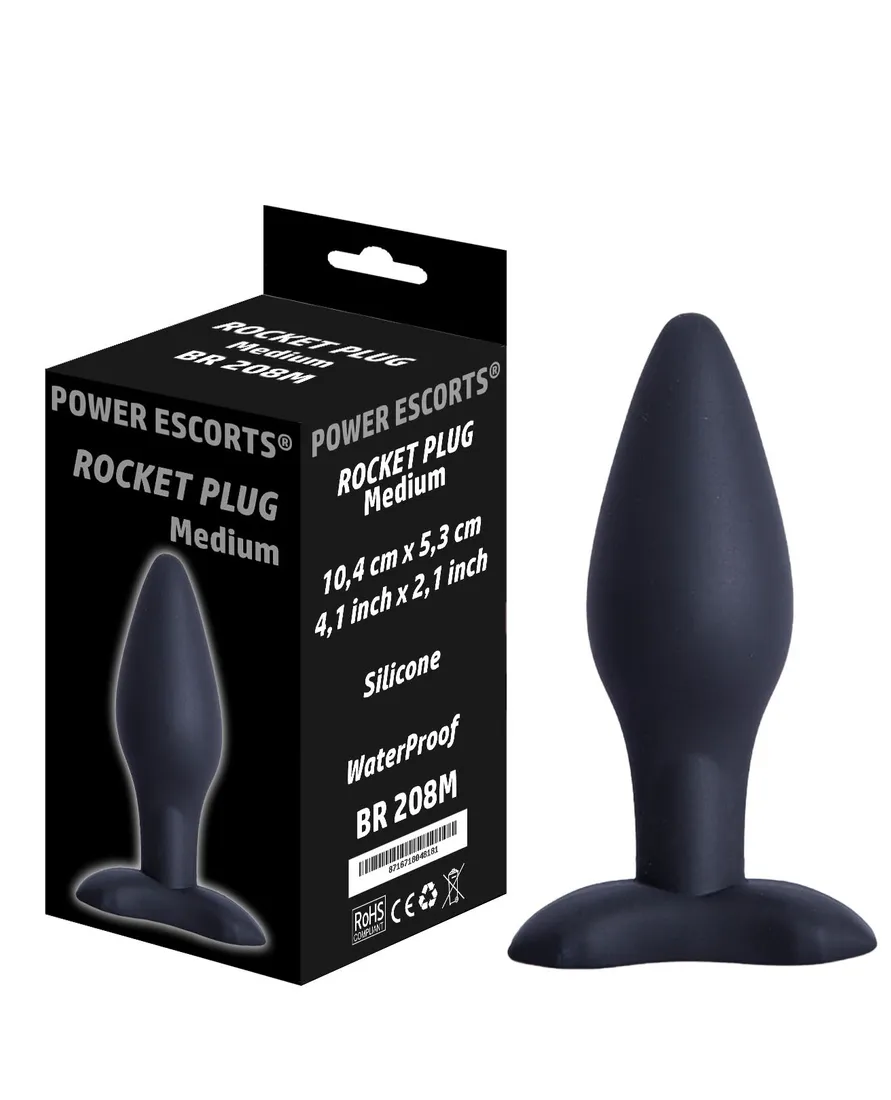 rocket-plug-silicone-medium-black