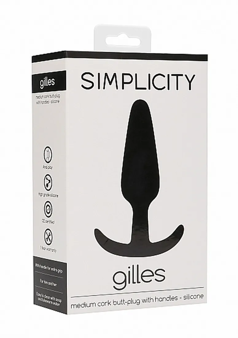 gilles-medium-cork-butt-plug-with-handles-black