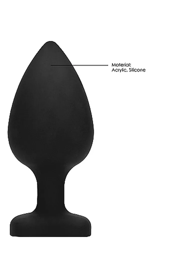 diamond-heart-butt-plug-extra-large-black