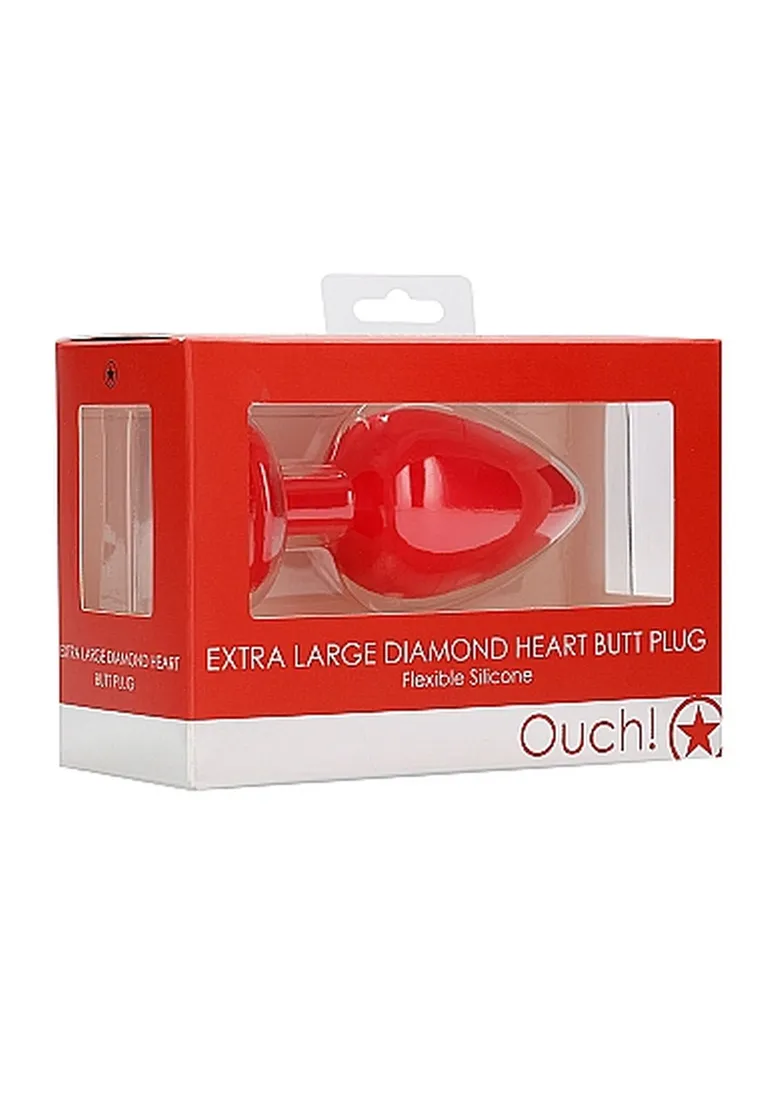 diamond-heart-butt-plug-extra-large-red