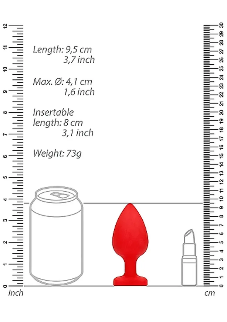 diamond-heart-butt-plug-extra-large-red