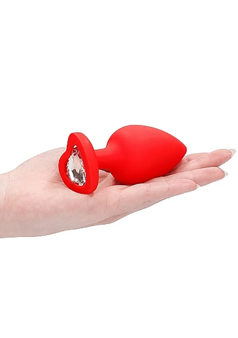 diamond-heart-butt-plug-extra-large-red