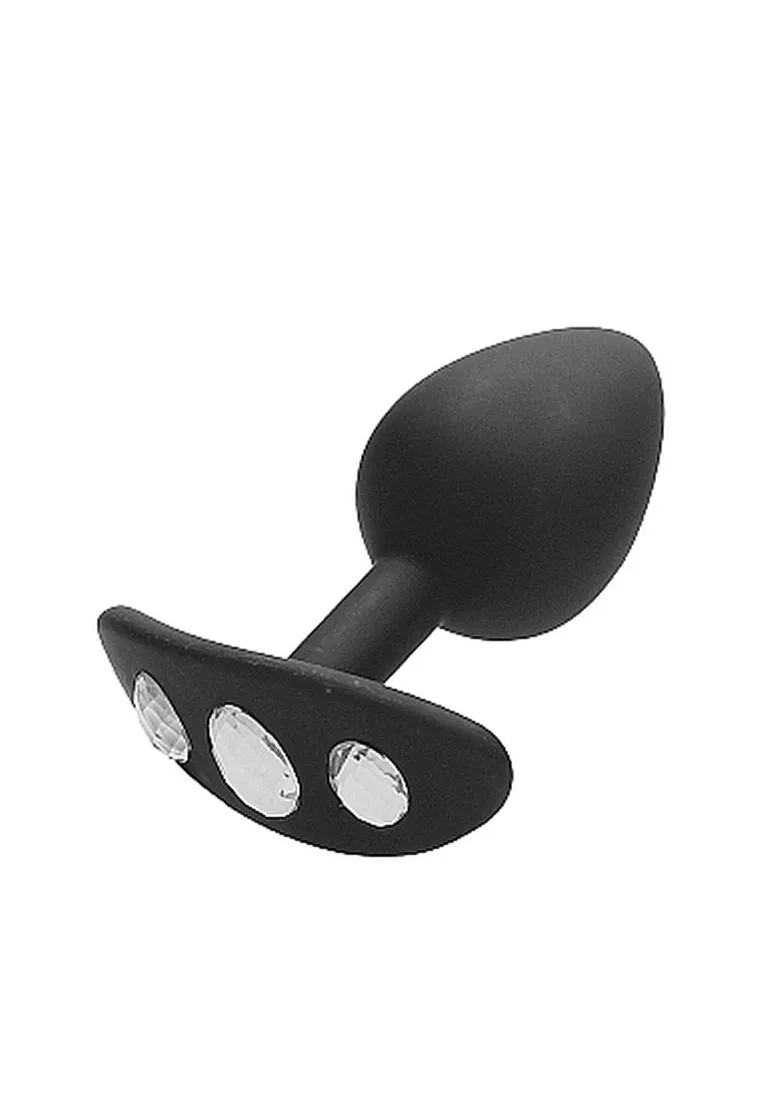 large-diamond-butt-plug-with-handle-black