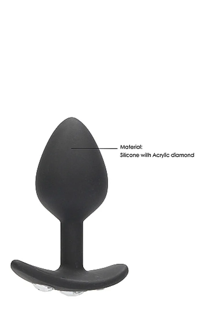 large-diamond-butt-plug-with-handle-black