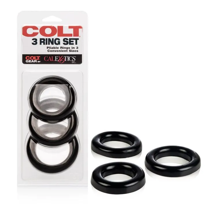 pierscien-colt-3-ring-set-black