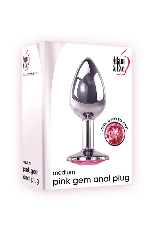 aande-pink-gem-anal-plug-medium
