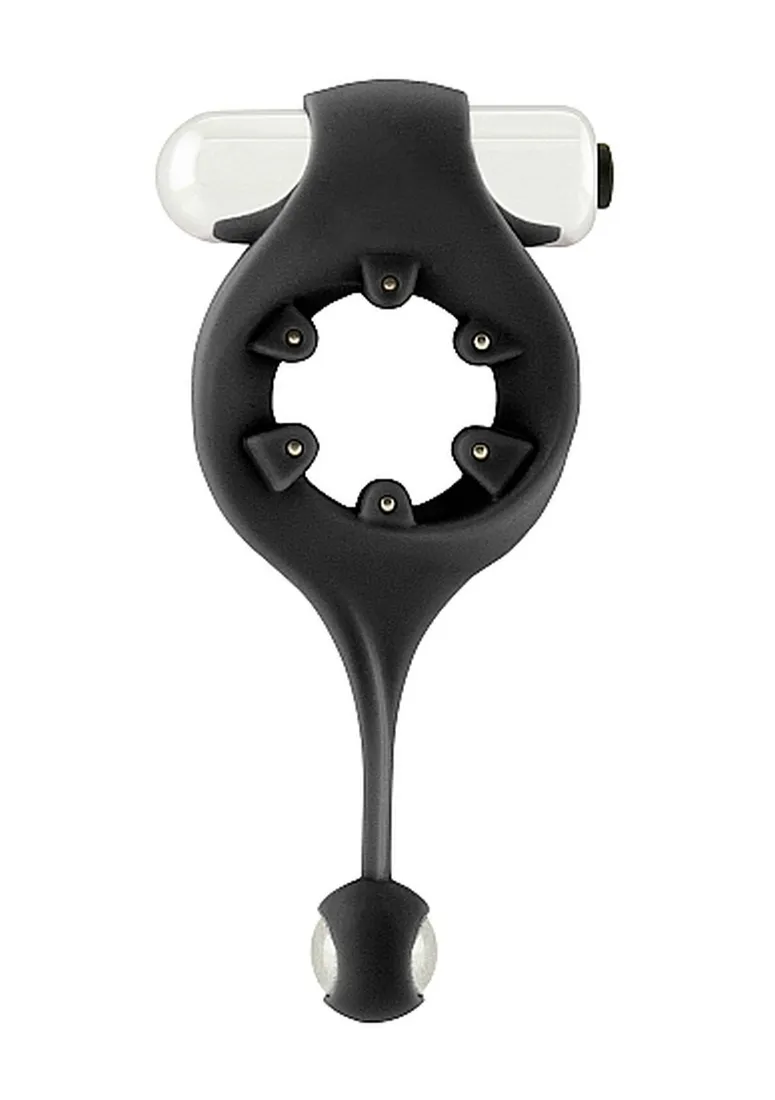 infinity-vibrating-cockring-with-dangling-ball-black