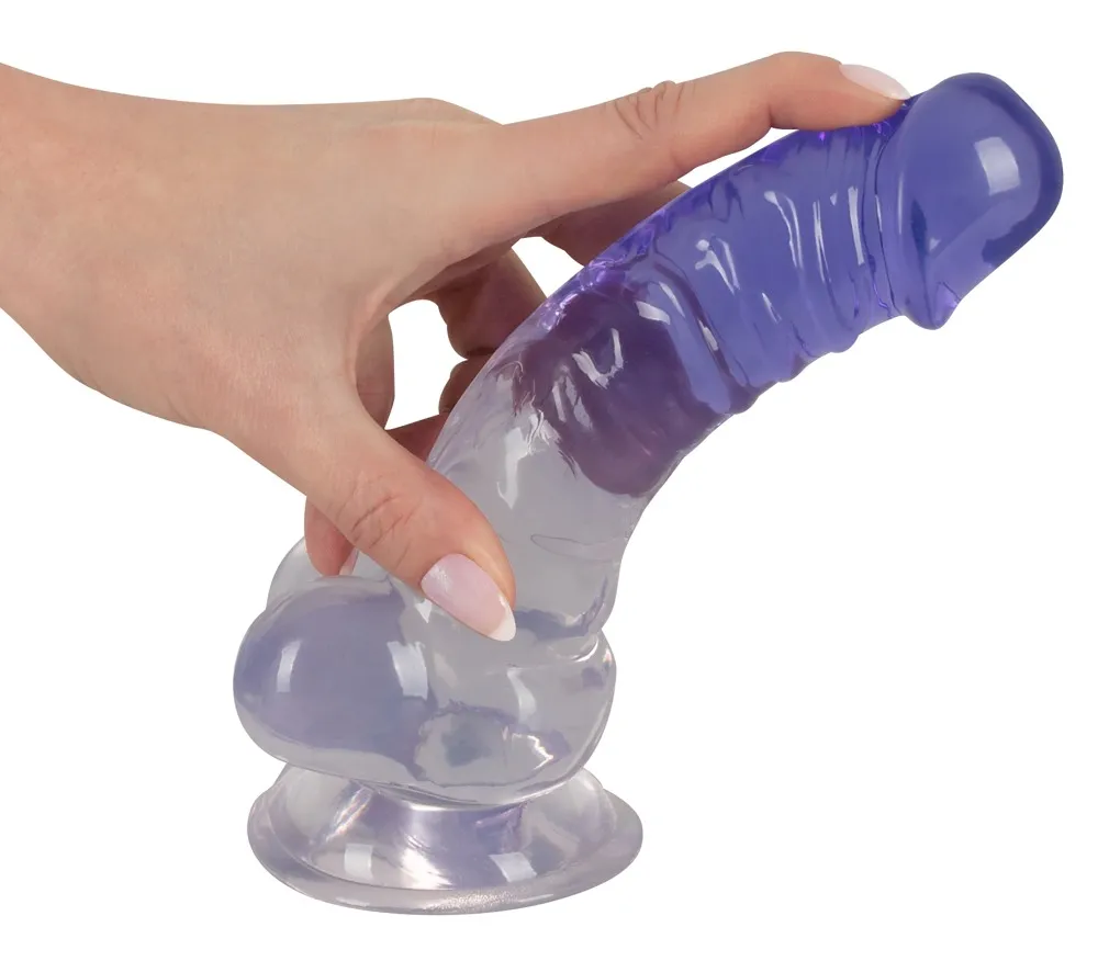 crystal-clear-dildo-with-balls