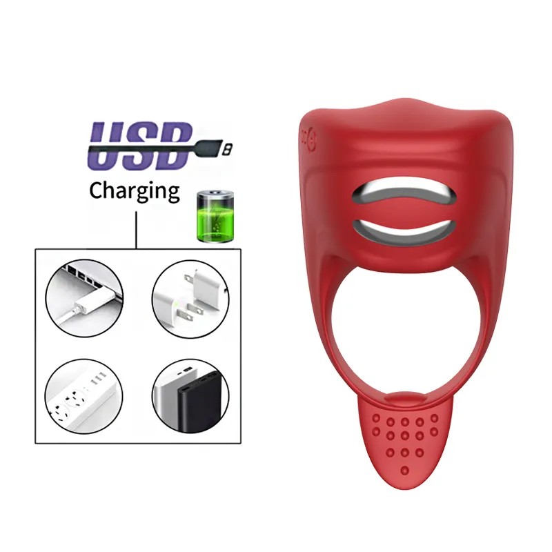 wibrator-silicone-ring-red-usb-7-function-electro-stim-remote-control