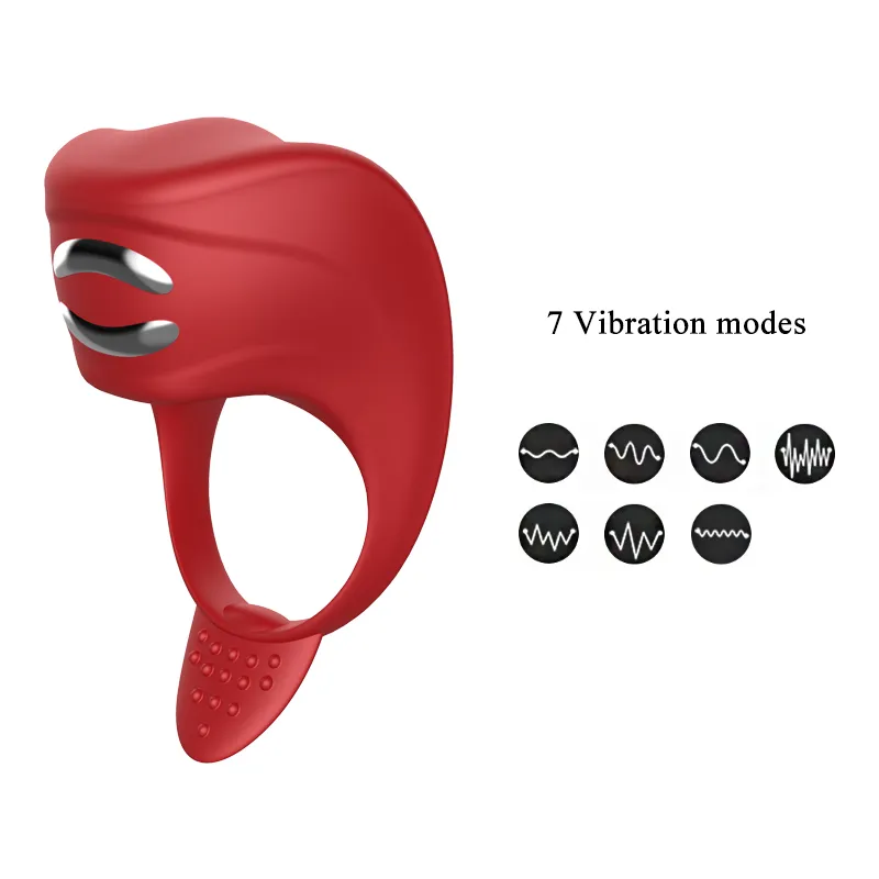 wibrator-silicone-ring-red-usb-7-function-electro-stim-remote-control