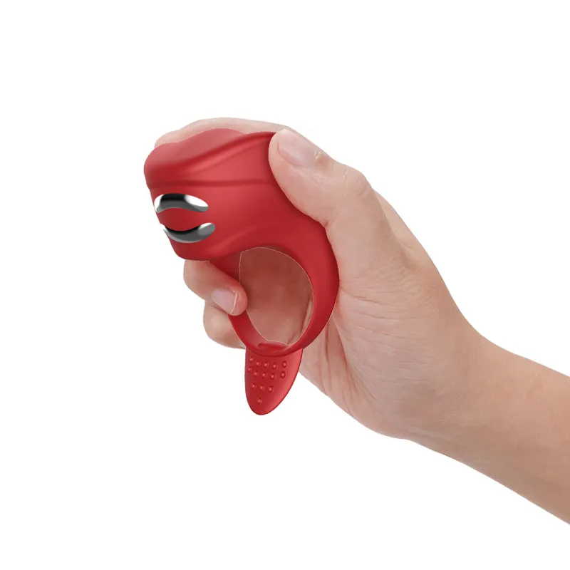 wibrator-silicone-ring-red-usb-7-function-electro-stim-remote-control