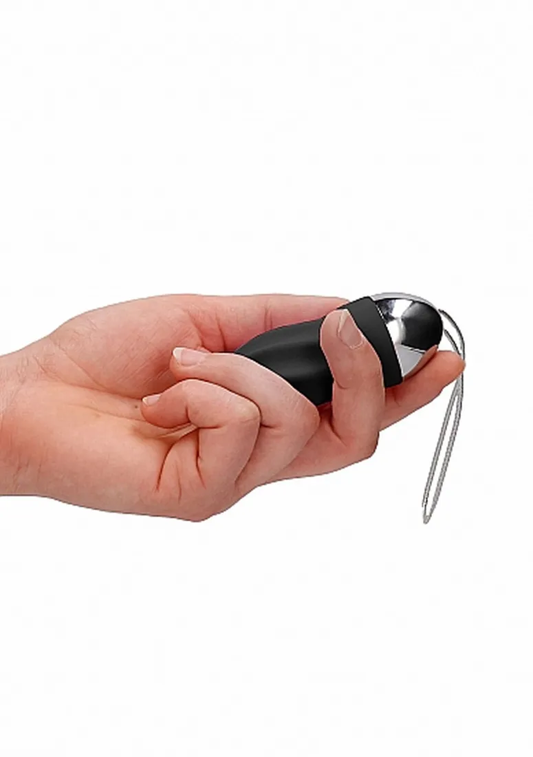 george-rechargeable-remote-control-vibrating-egg-black