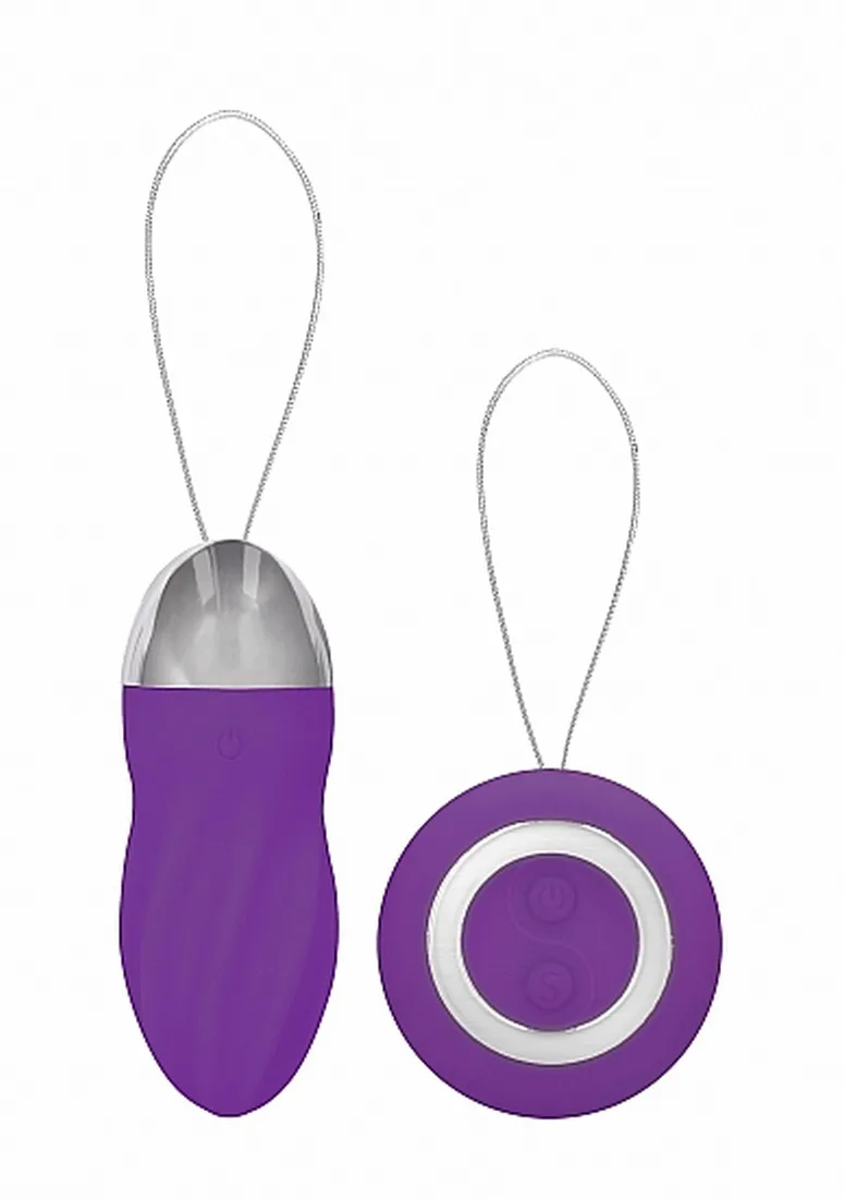 george-rechargeable-remote-control-vibrating-egg-purple