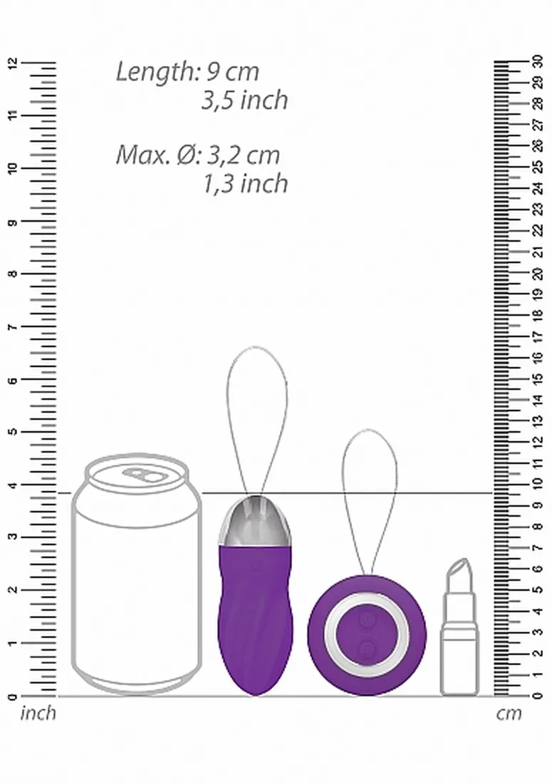 george-rechargeable-remote-control-vibrating-egg-purple