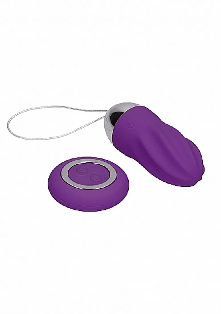 george-rechargeable-remote-control-vibrating-egg-purple