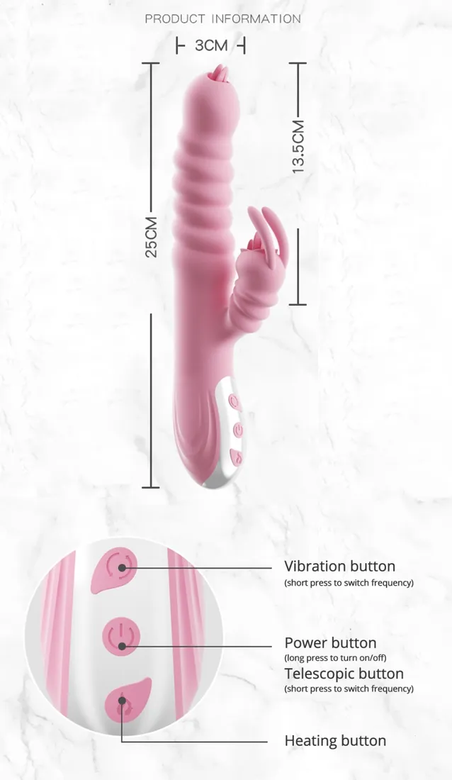 wibrator-hannah-usb-pink