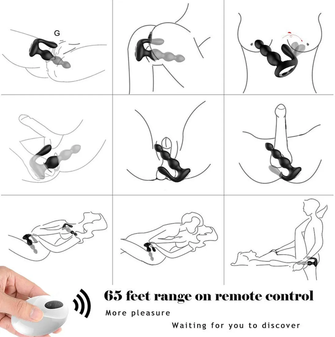 remotesilicone-analbeads
