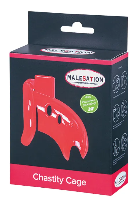 malesation-chastity-cage-red