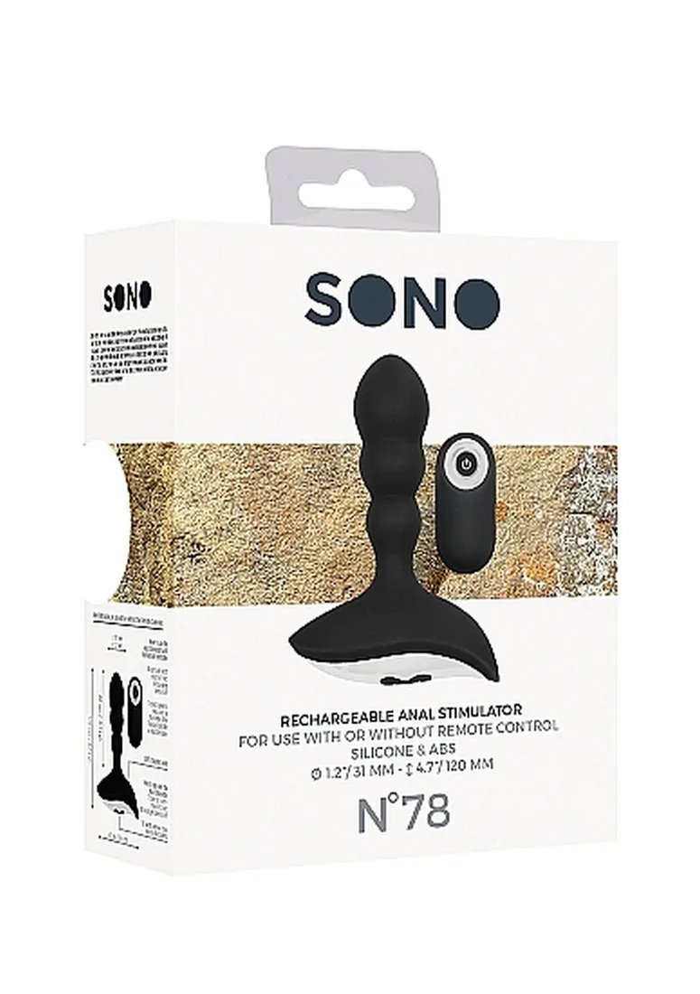 no-78-rechargeable-anal-stimulator-black
