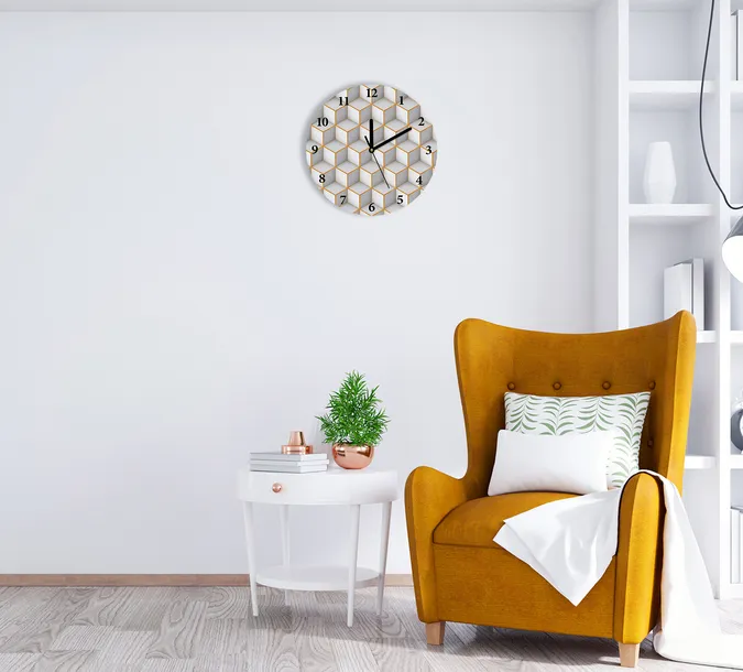 zegar-scienny-cichy-kubiki-sr-30-stan-nowy