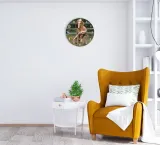 zegar-scienny-cichy-brazowy-kon-sr-30-stan-nowy