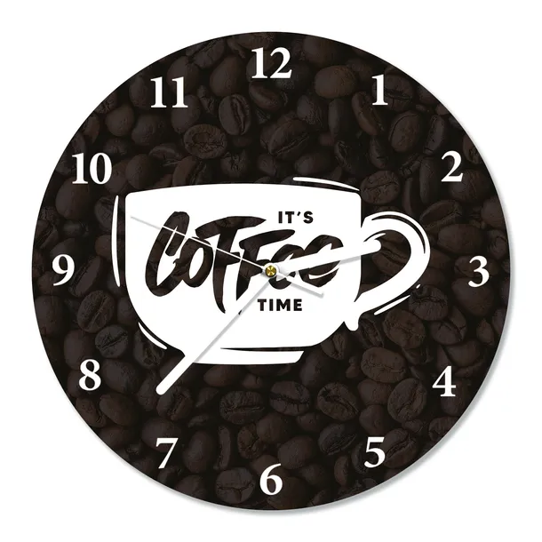 zegar-scienny-cichy-its-coffee-time-sr-30
