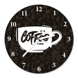 zegar-scienny-cichy-its-coffee-time-sr-30