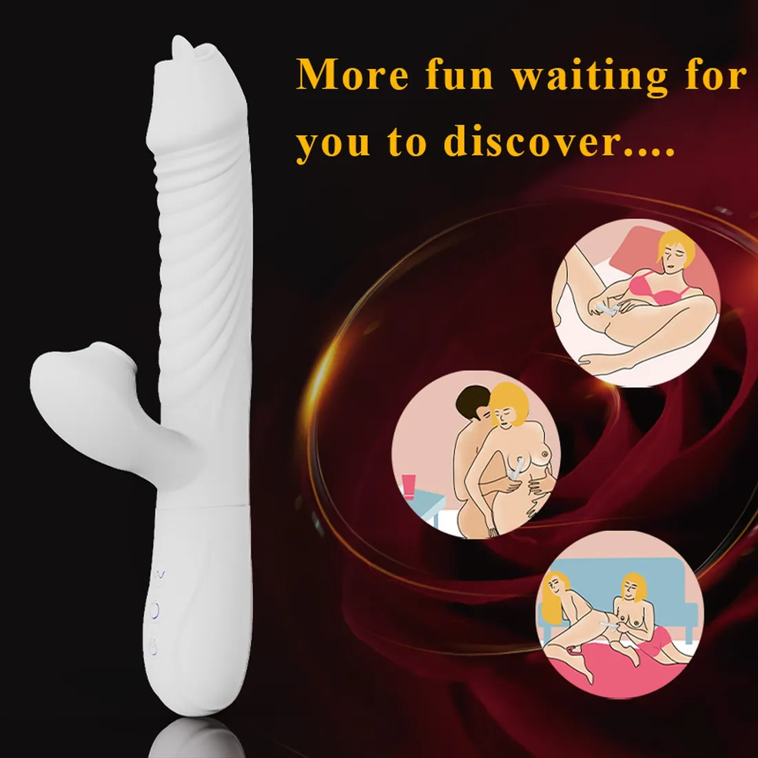 wibrator-silicone-vibrator-usb-7-function-white