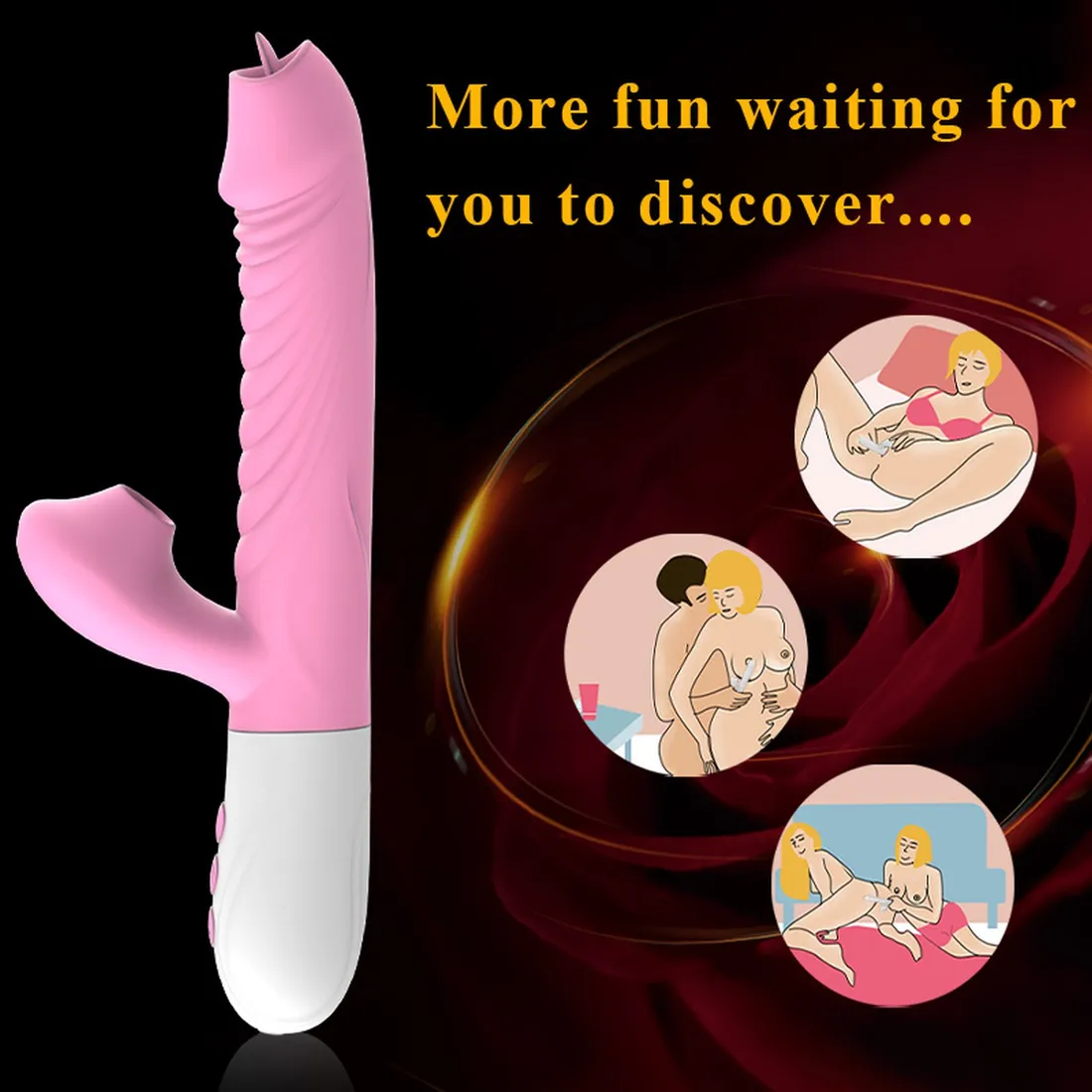 wibrator-silicone-vibrator-usb-7-function-pink