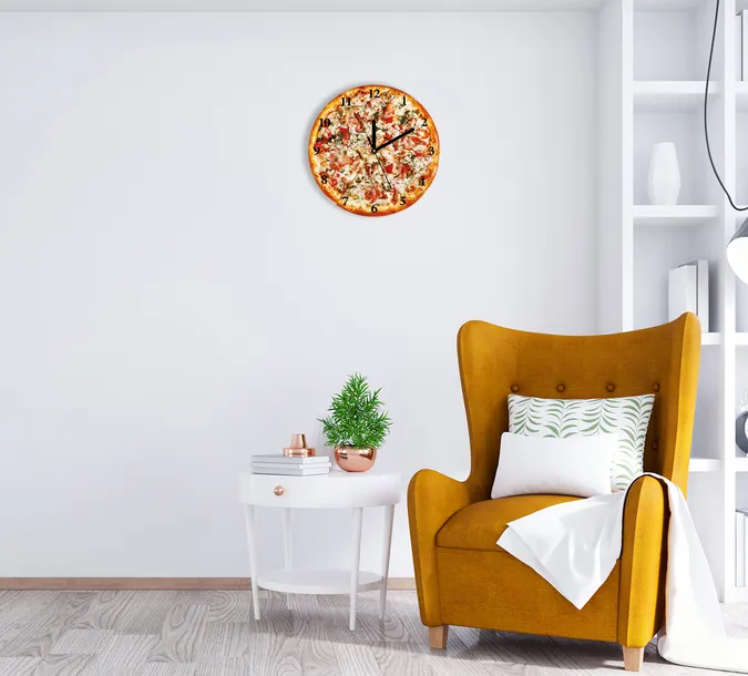zegar-scienny-cichy-pizza-sr-30-stan-nowy