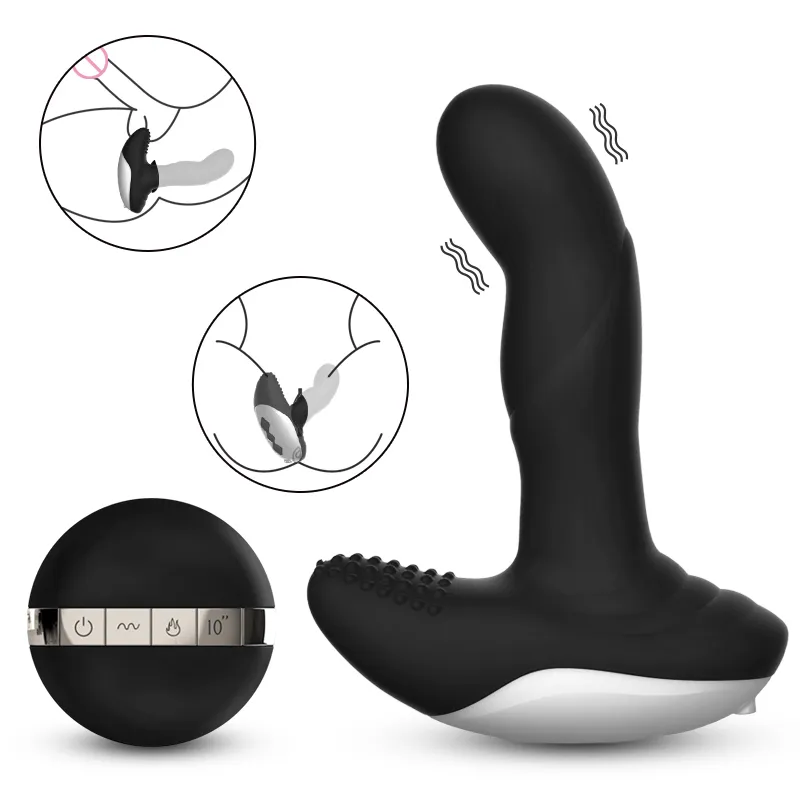 wibrator-silicone-massager-usb-7-function-pulsator-heating-black